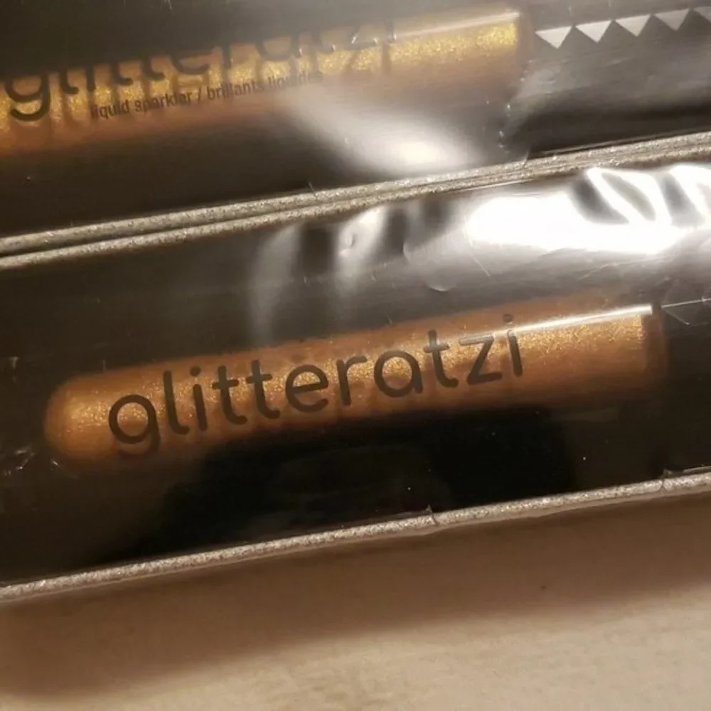 Glitteratzi hard candy liquid bronze Blaze shimmer